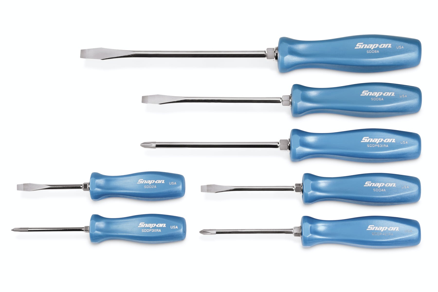 7 pc Combination Screwdriver Set (Pearl Blue) | SDDX70APB 7 pc Combination Screwdriver Set (Pearl Blue) | SDDX70APB